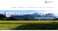 Desktop Screenshot of berggottesdienste.de